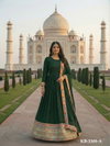 KB 3308 Faux Georgette Gown With Dupatta Wholesale Suppliers In India